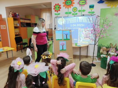 Открита практика по изобразително изкуство втора група "Слънчо" - ДГ Надежда - Плевен