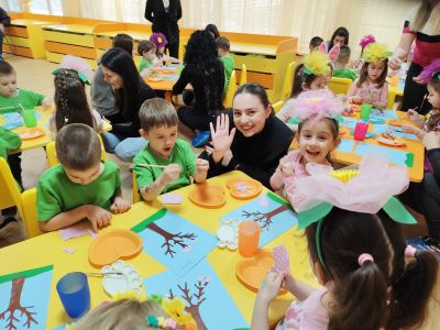Открита практика по изобразително изкуство втора група "Слънчо" - ДГ Надежда - Плевен