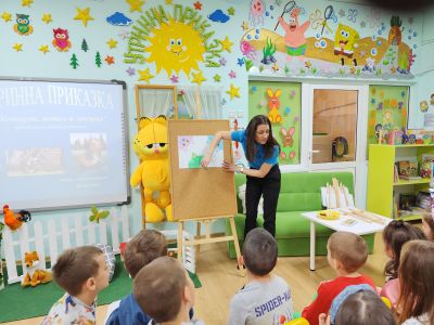 Открита практика по изобразително изкуство в четвърта група "Звездичка" - ДГ Надежда - Плевен